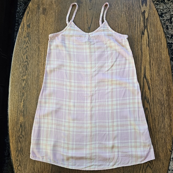 Art Class Pink Plaid Spaghetti Strap Lightweight Dress Size Girl's Medium 7/8 - Picture 1 of 5